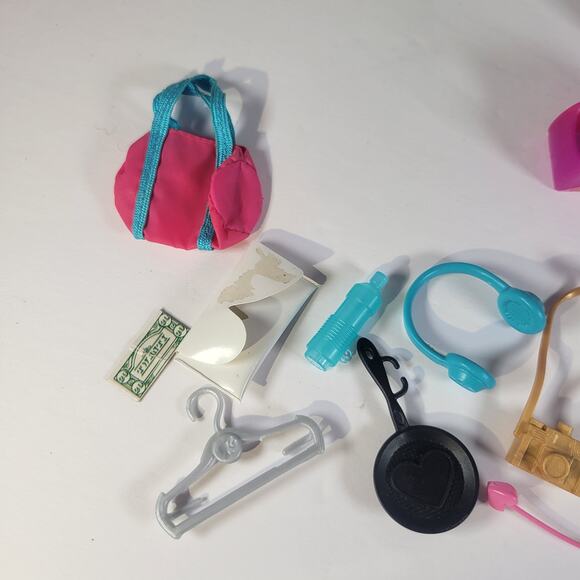 Barbie Doll Accessory Lot  Luggage, Boots, Headphones, Shopping Basket and More - Picture 6 of 16